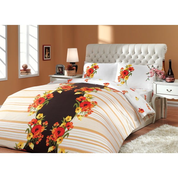 Bavlnené obliečky s plachtou na dvojlôžko Dream, 200 × 220 cm