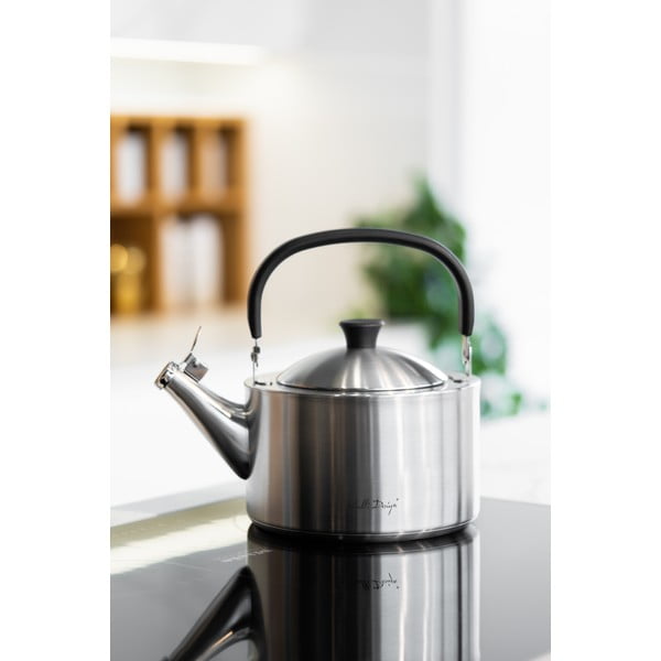 Matná antikoro varná kanvica s piestom Vialli Design Diamante, 1,5 l-image-2