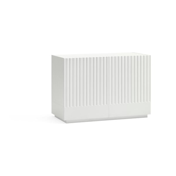 Biela nízka komoda 100x70 cm Doric – Teulat-image-2