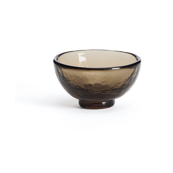 Hnedá sklenená miska Sileia – Kave Home