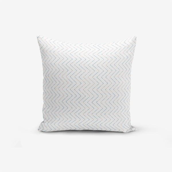 Obliečka na vankúš s prímesou bavlny Minimalist Cushion Covers Colorful Zigzag Puro, 45 × 45 cm