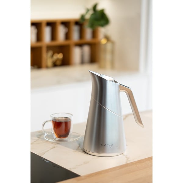 Termoska v matne striebornej farbe 1 l Soho – Vialli Design-image-2