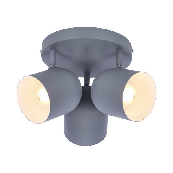 Svetlomodré stropné svietidlo s kovovým tienidlom 32x32 cm Azuro – Candellux Lighting-image-3
