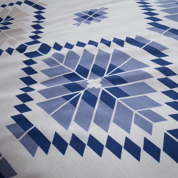 Bielo-modré obliečky 200x135 cm Navajo - Catherine Lansfield-image-4