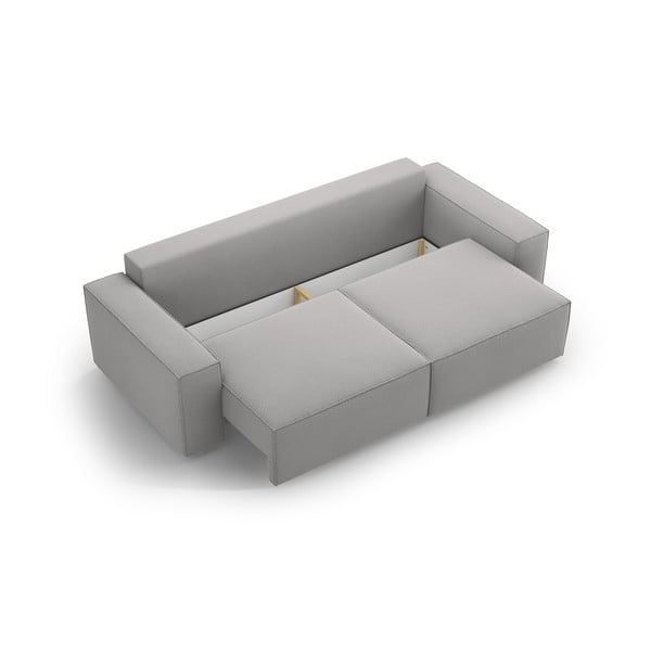 Svetlosivá rozkladacia pohovka 247 cm Jodie – Micadoni Home-image-3