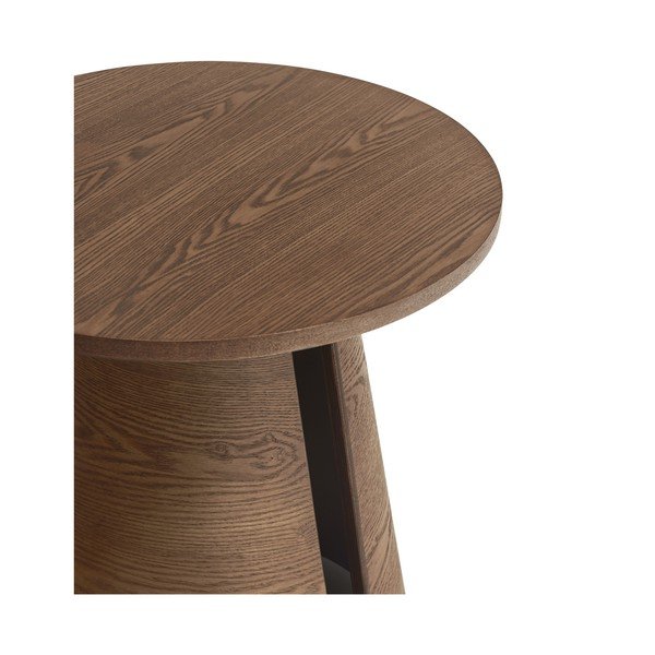 Okrúhly odkladací stolík v dekore jaseňa ø 50 cm Cep – Teulat-image-2