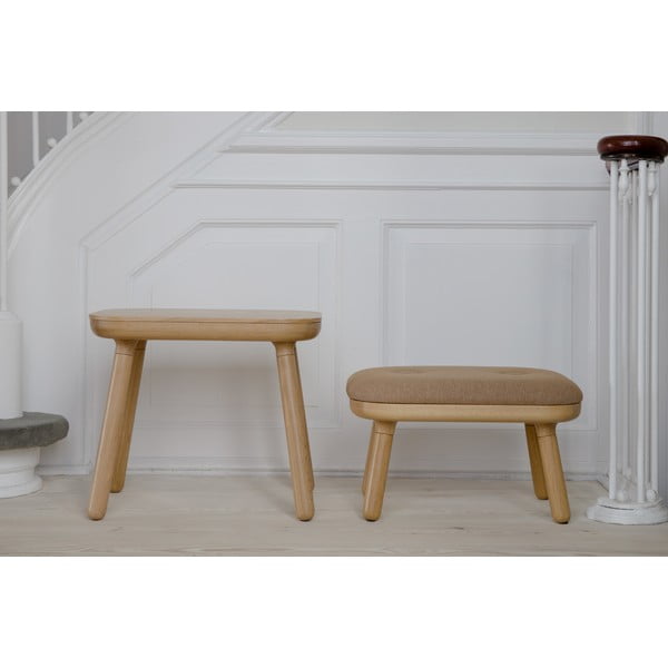 Stolička vo svetlohnedo-prírodnej farbe Paff Low – UMAGE-image-3