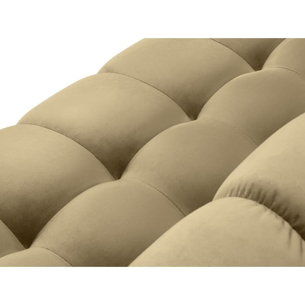 Béžová zamatová pohovka Cosmopolitan Design Bali-image-1