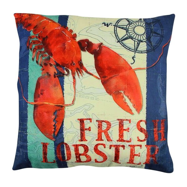 Vankúš s výplňou Fresh Lobster, 43x43 cm