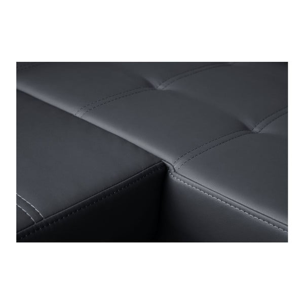 Tmavosivá pohovka Florenzzi Fioravanti s leňoškou na pravej strane-image-3