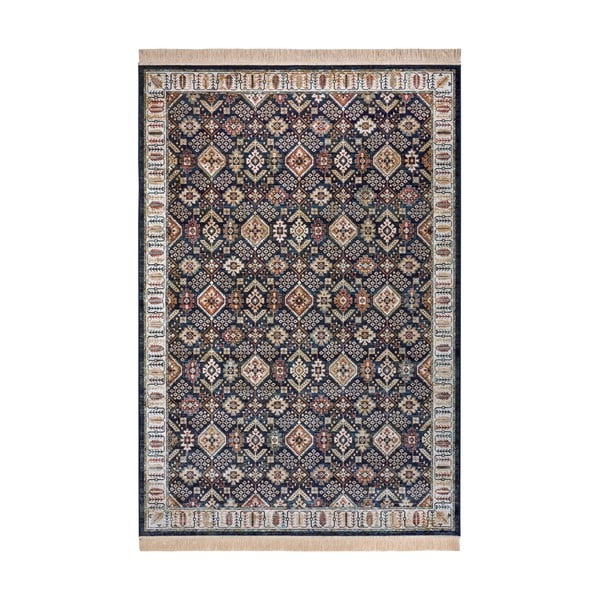 Tmavý koberec s prímesou bavlny Nouristan, 195 x 300 cm