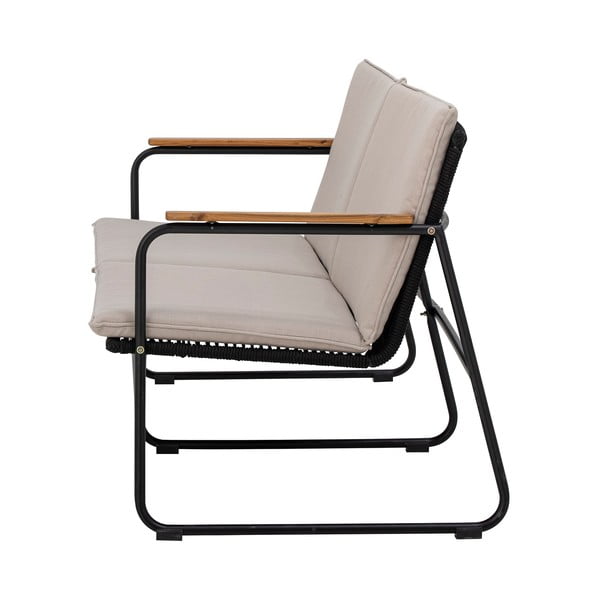 Čierno-béžová záhradná pohovka Hampton - Bloomingville-image-4