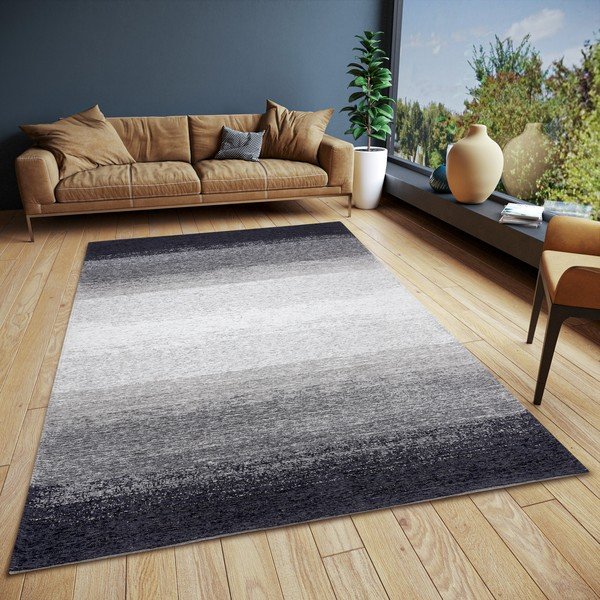 Čierno-sivý koberec 150x220 cm Bila Masal – Hanse Home-image-1