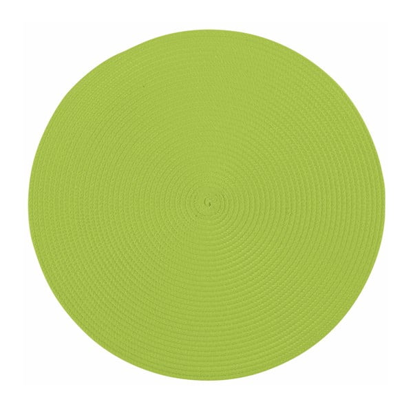 Zelené guľaté prestieranie Tiseco Home Studio Round, ⌀ 38 cm