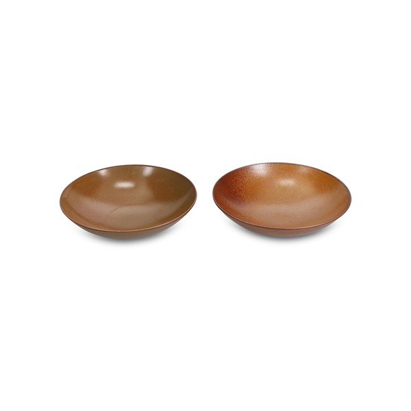 Hnedá porcelánová misa ø 21 cm Ovio – BonBistro-image-3