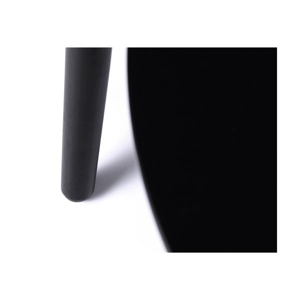 Čierne okrúhle konferenčné stolíky v súprave 2 ks ø 88 cm Adda – Unique Furniture-image-4