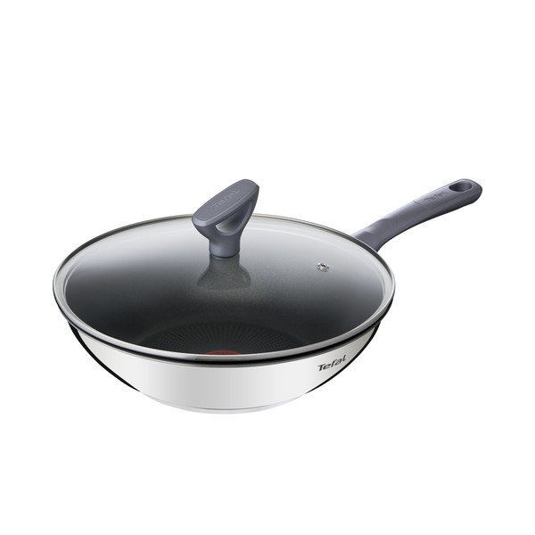Wok antikoro panvica s pokrievkou/s nepriľnavým povrchom ø 28 cm Daily Cook G7309955 – Tefal