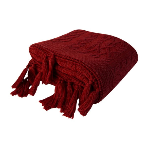 Červená deka Tutu, 130 × 170 cm