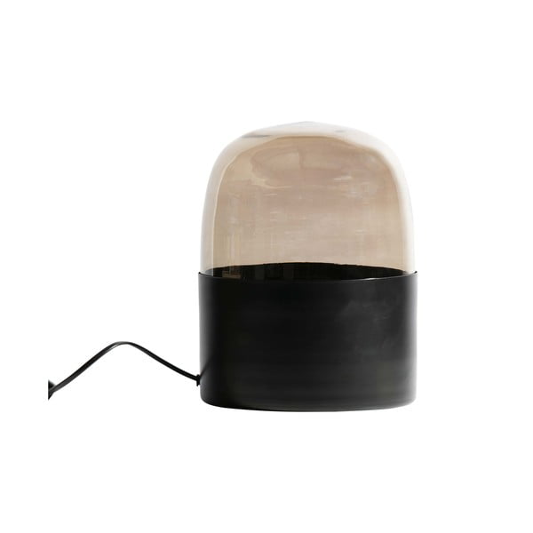 Čierna stolová stojaca lampa BePureHome Dome, ø 22 cm
