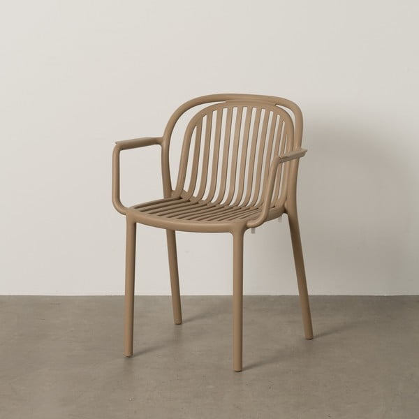 Béžová plastová jedálenská stolička Alia – Ixia-image-1