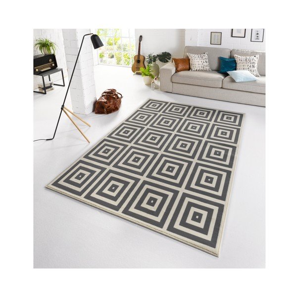 Sivo-biely koberec Zala Living Mono, 70 × 140 cm-image-3