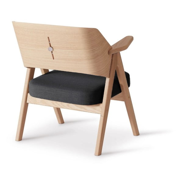 Tmavosivé dubové kreslo Findahl by Hammel-image-3