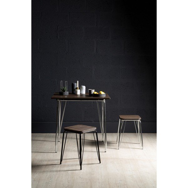 Jedálenský stôl z brestového dreva ø 80 cm District – Premier Housewares-image-2