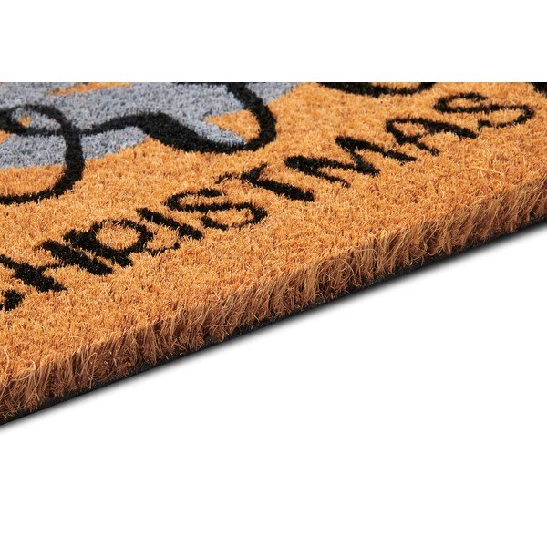 Rohožka s vianočným motívom z kokosového vlákna 40x70 cm Silver Christmas – Hanse Home-image-3