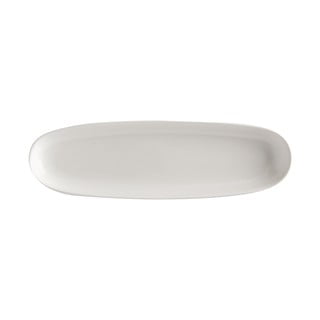 Biely porcelánový servírovací tanier Maxwell & Williams Basic, 30 x 9 cm