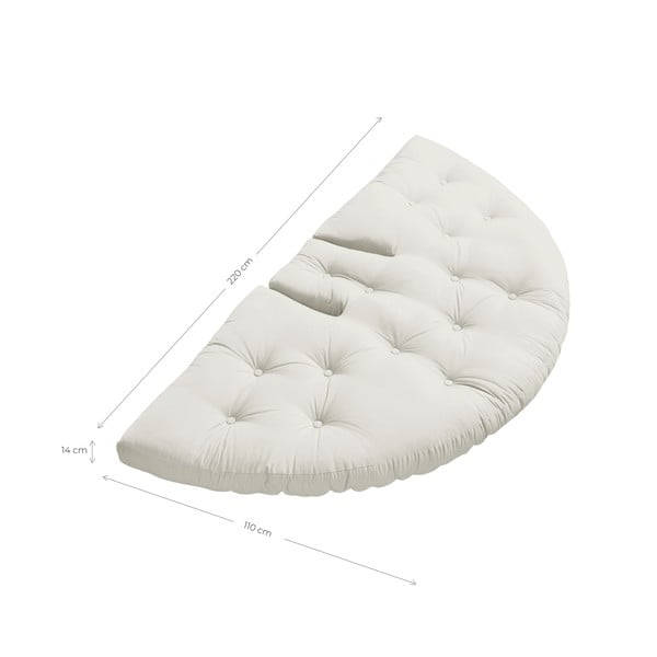 Rozkladacie kreslo s hnedým poťahom Karup Design Nest Mocca-image-4