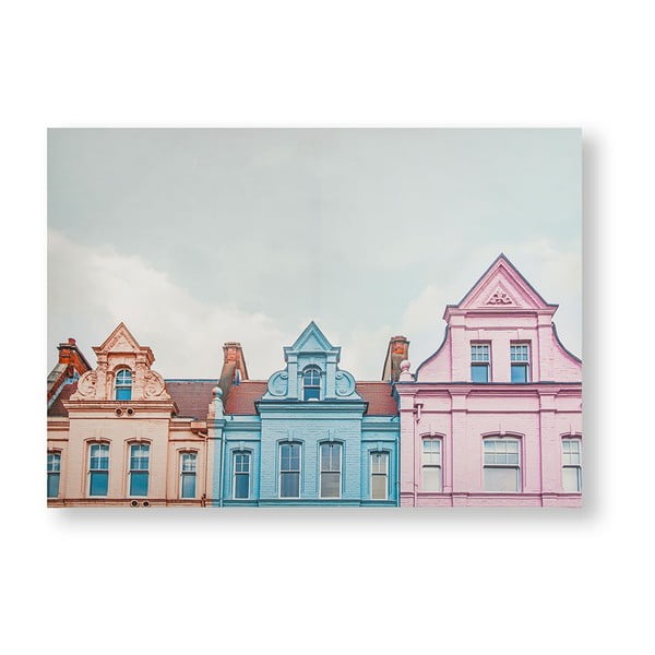 Obraz Graham & Brown Pretty Pastel Skyline, 70 × 50 cm