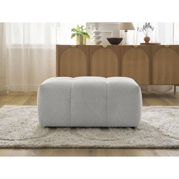 Svetlosivá ženilková podnožka Roxelane – Bobochic Paris-image-4