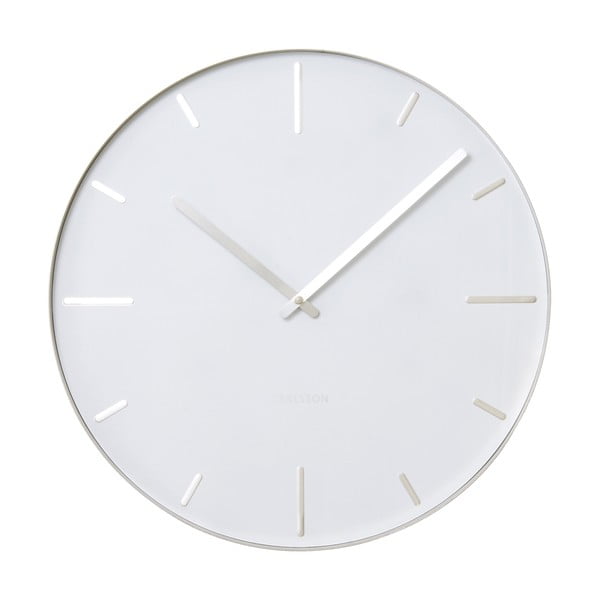 Biele  hodiny Present Time Belt White