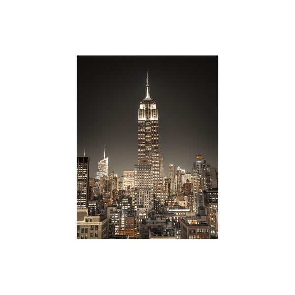 Obraz Empire State Building at Night, 50x65 cm
