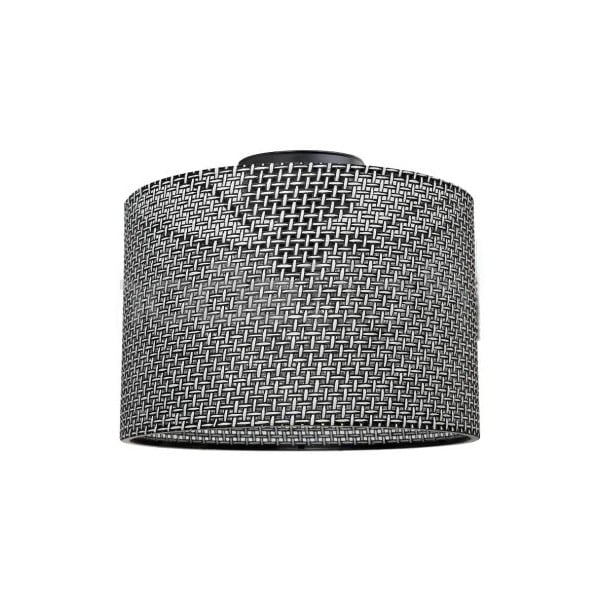 Sivé stropné svietidlo s textilným tienidlom ø 38 cm Goza – Squid Lighting-image-2