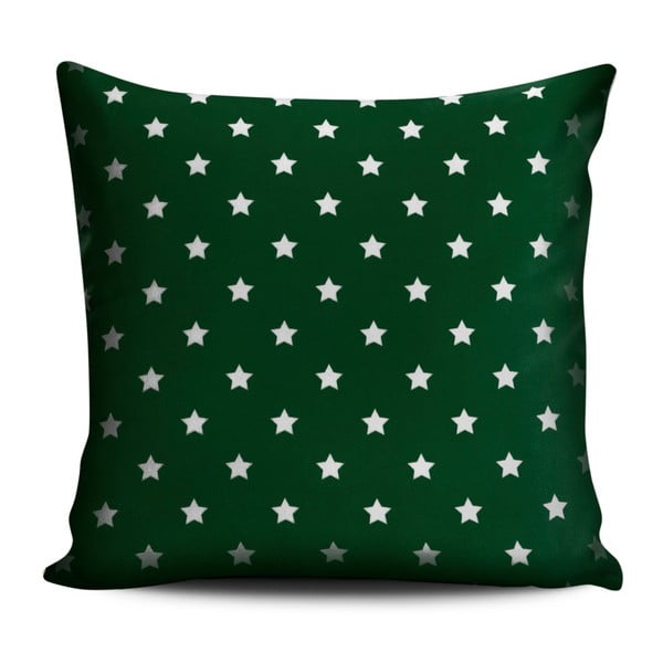 Vankúš Homedebleu Green Dots Darko, 45 x 45 cm