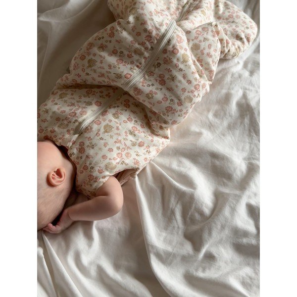 Béžový detský spací vak z Bio bavlny 45x87 cm Augusta – Cam Cam Copenhagen-image-3