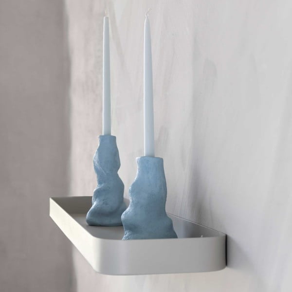 Svetlosivá nástenná oceľová kúpeľňová polička Carry – Mette Ditmer Denmark-image-3