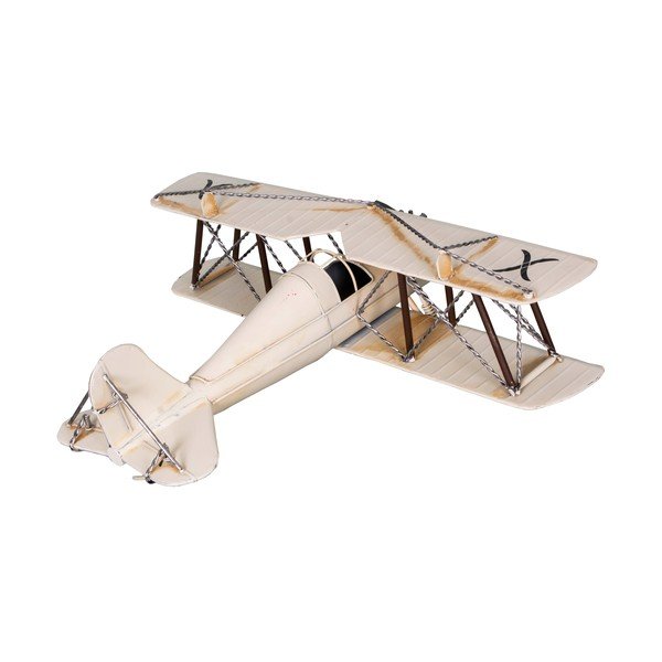 Kovová drobná dekorácia Plane - Antic Line-image-1