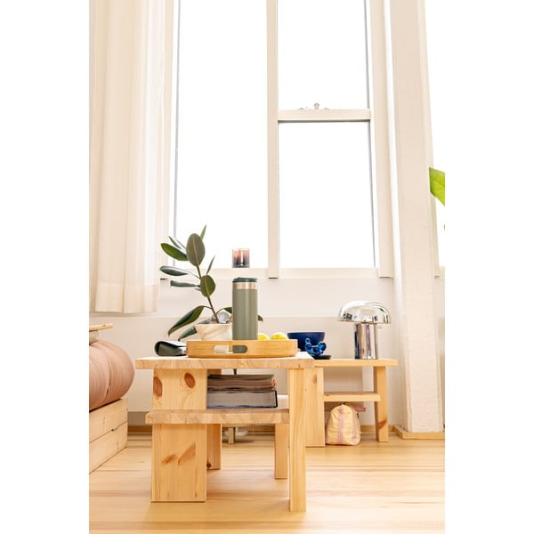 Odkladací stolík z borovicového dreva 34x45 cm Japan – Karup Design-image-4