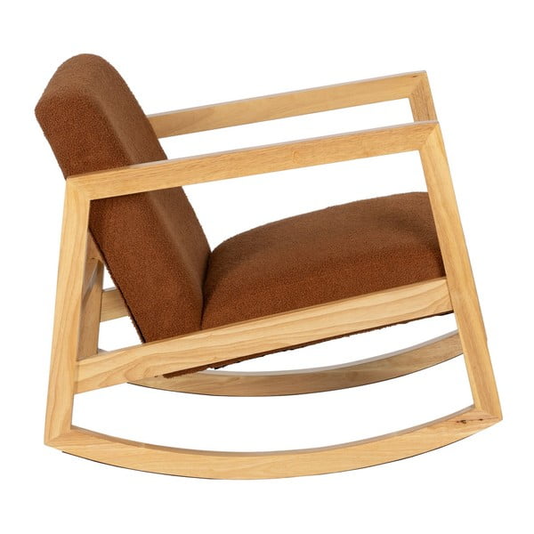 Hnedé hojdacie kreslo – Ixia-image-2