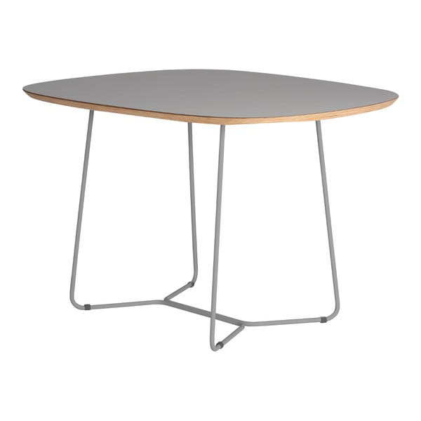 Sivý stôl s kovovými nohami IKER Maple