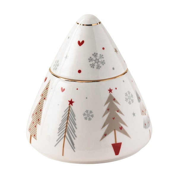Porcelánová cukornička s vianočným motívom Brandani Fiocco, ⌀ 10,5 cm