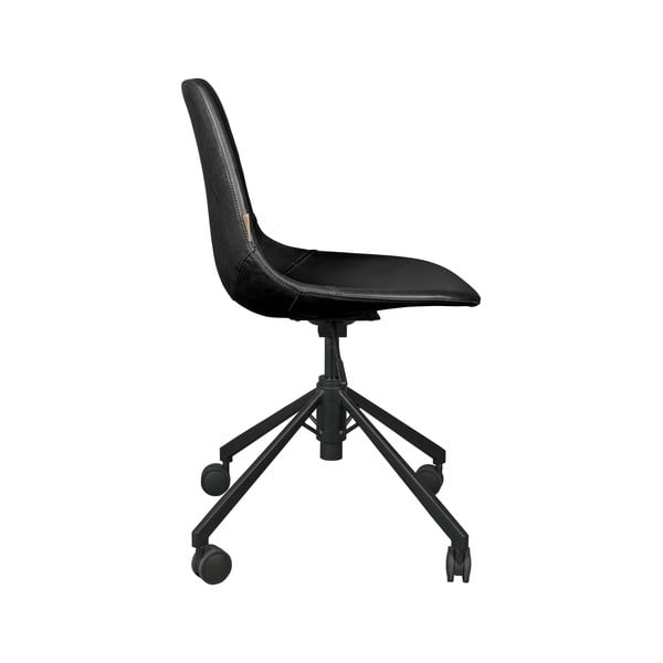 Čierna kancelárska stolička na kolieskach Dutchbone Franky-image-3
