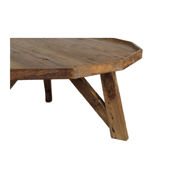 Konferenčný stolík z teakového dreva HSM Collection Diamond, Ø 90 cm-image-2