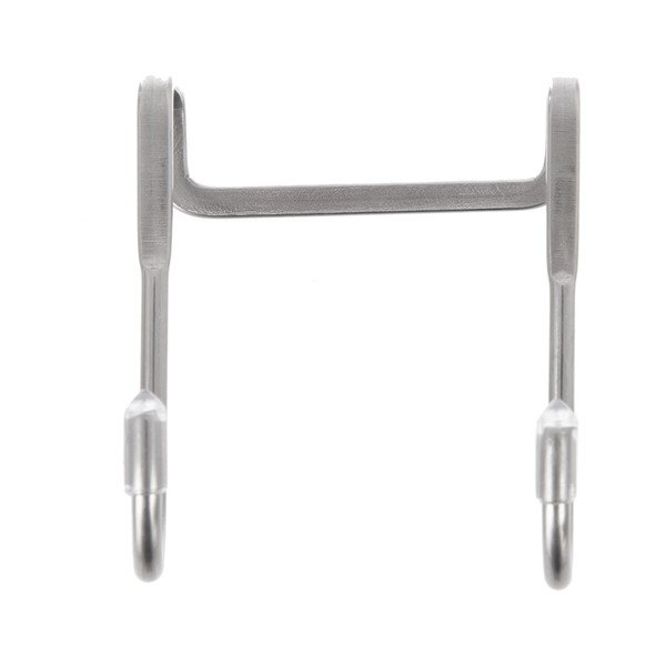 Závesné antikoro háčiky v súprave 2 ks v striebornej farbe – Orion-image-2