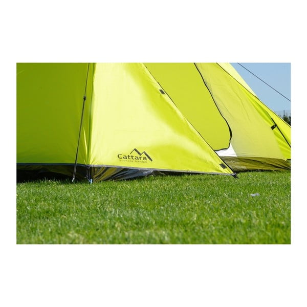 Žltý dvojplášťový stan pre 3 osoby Cattara Trent-image-4