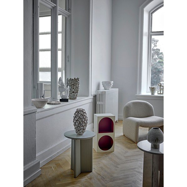 Okrúhly odkladací stolík v dekore jedľa ø 40 cm Edith – Bloomingville-image-2