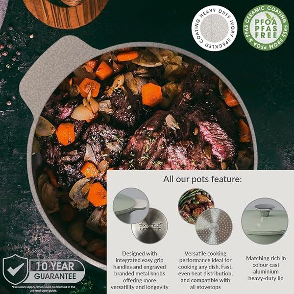 Kastról na pečenie s pokrievkou 6,5 l Signature Range – Cooksmart ®-image-2