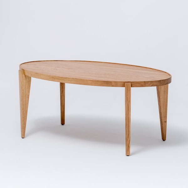 Dubový kávový stolík Bontri, 120x44 cm